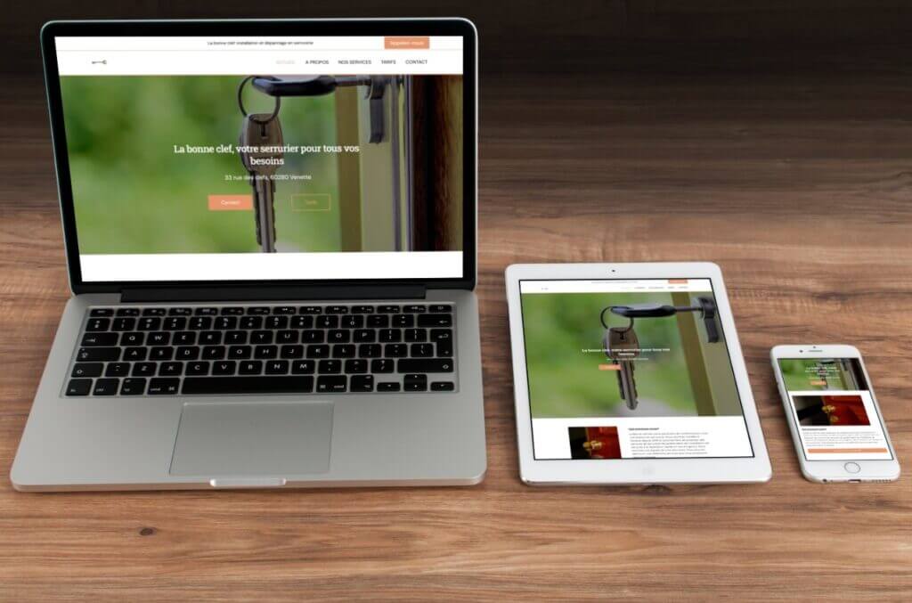 mockup la bonne clef